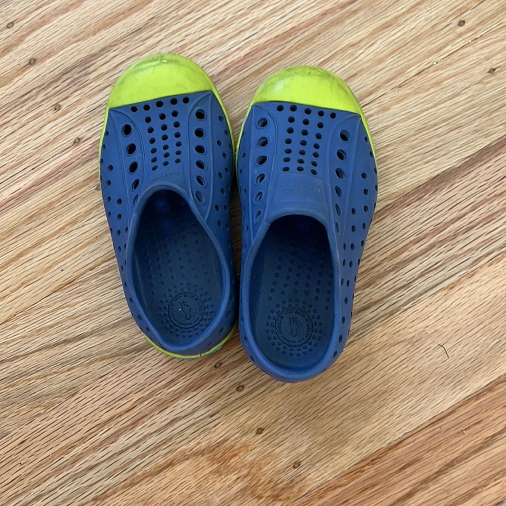 Native blue shoes